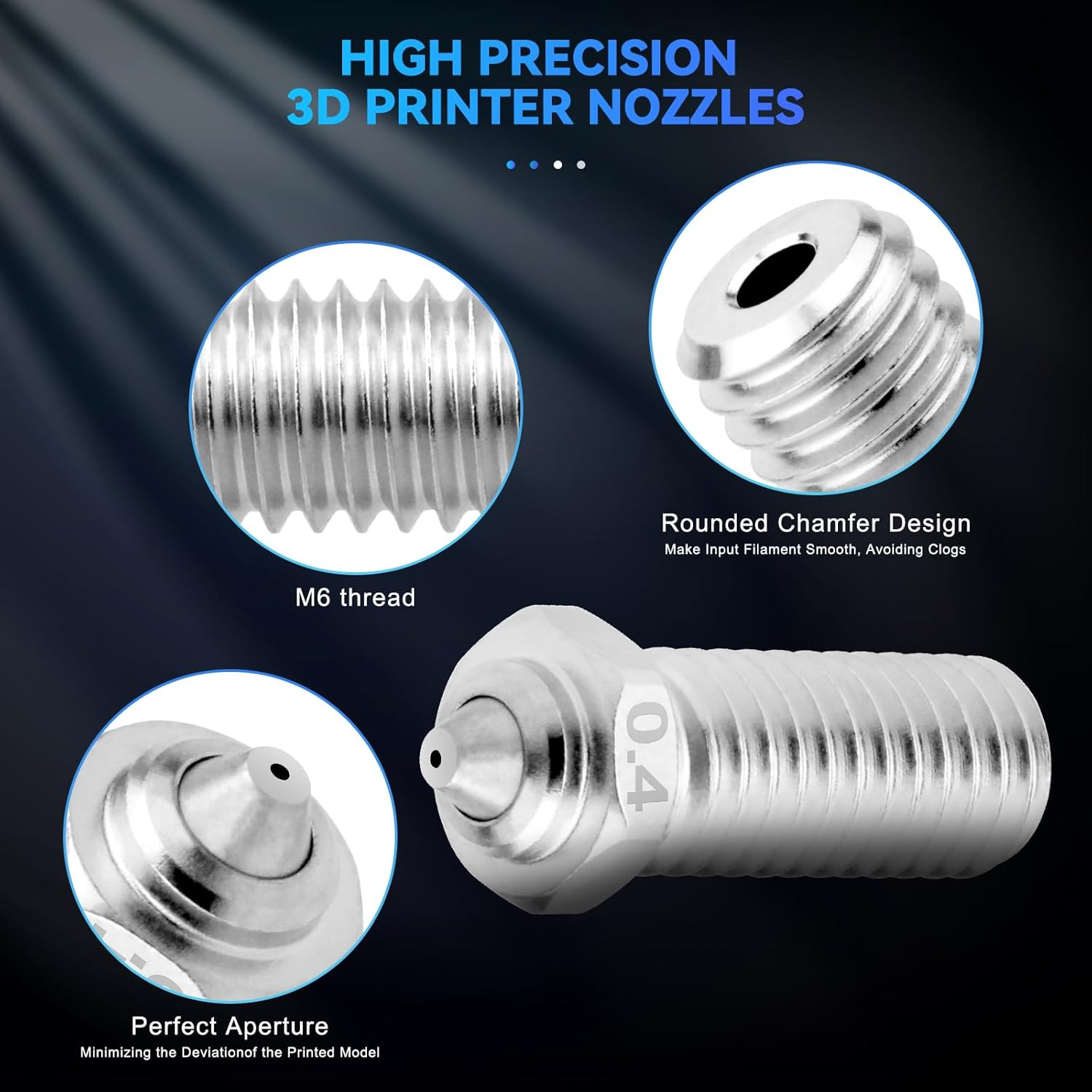 For QIDI Q1 Pro / X PLUS 3 / MAX 3 / SMART 3 Nozzle
