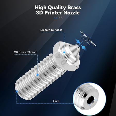 For QIDI Q1 Pro / X PLUS 3 / MAX 3 / SMART 3 Nozzle