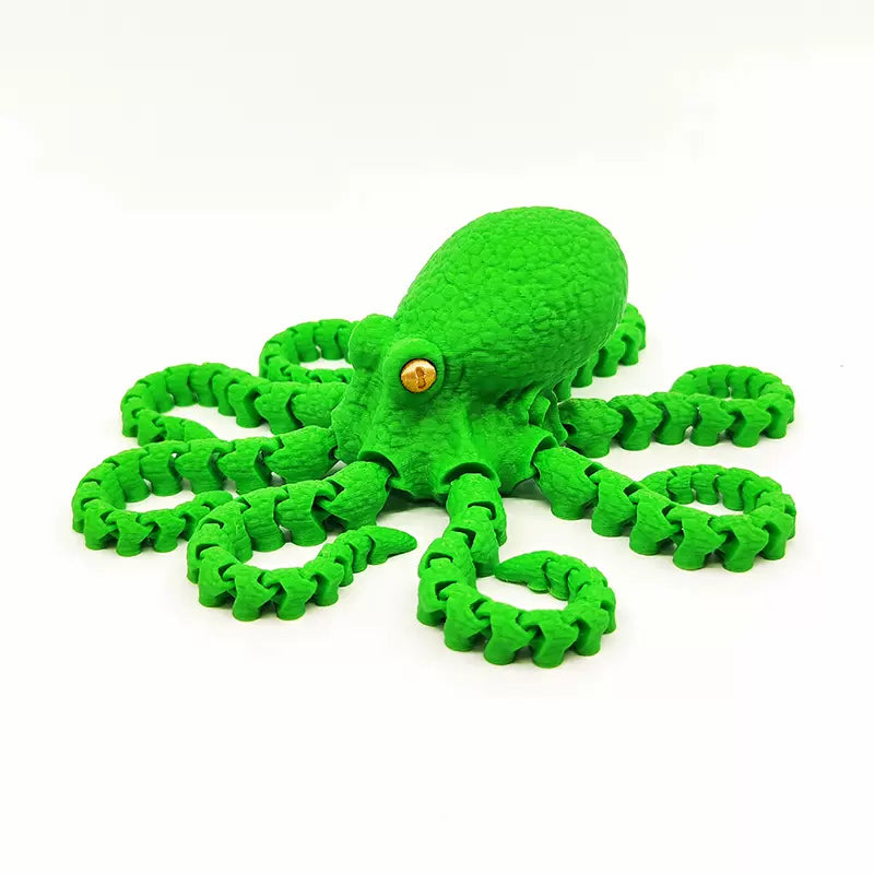 3D Printed Articulated Octopus
