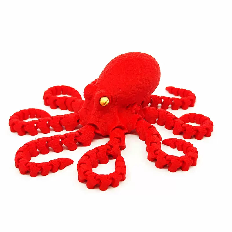 3D Printed Articulated Octopus