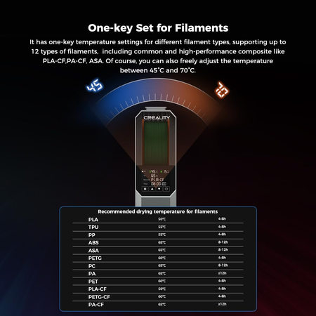 Official Creality Space Pi Filament Dryer