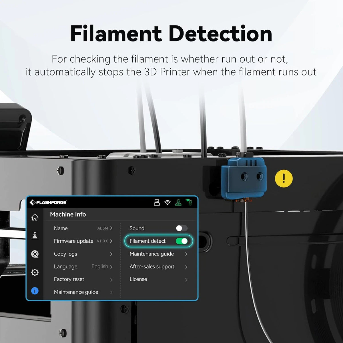Original FLASHFORGE Filament Sensor for Adventurer 5M5M Pro
