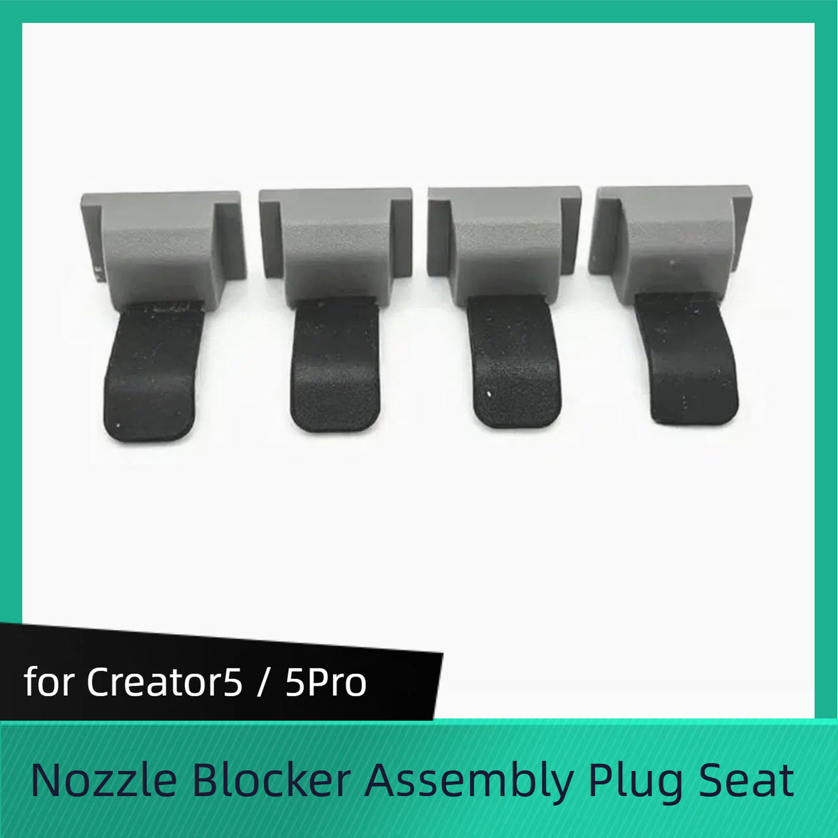 Nozzle Blocker Assembly Plug Seat Fit for Flashforge Creator5 / 5Pro