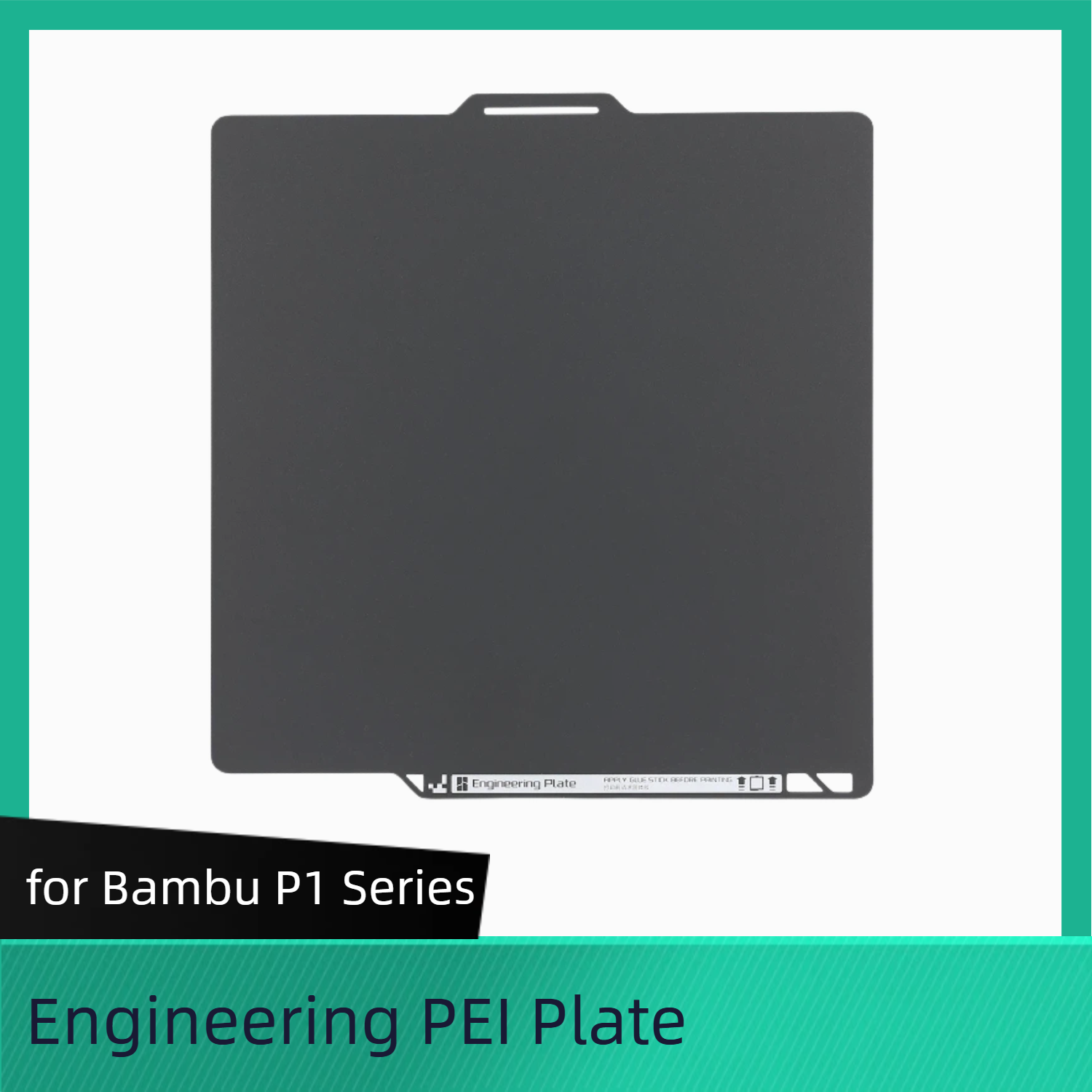 Bambu Engineering PEI Plate for P2S/P1 Series /X1C/A1