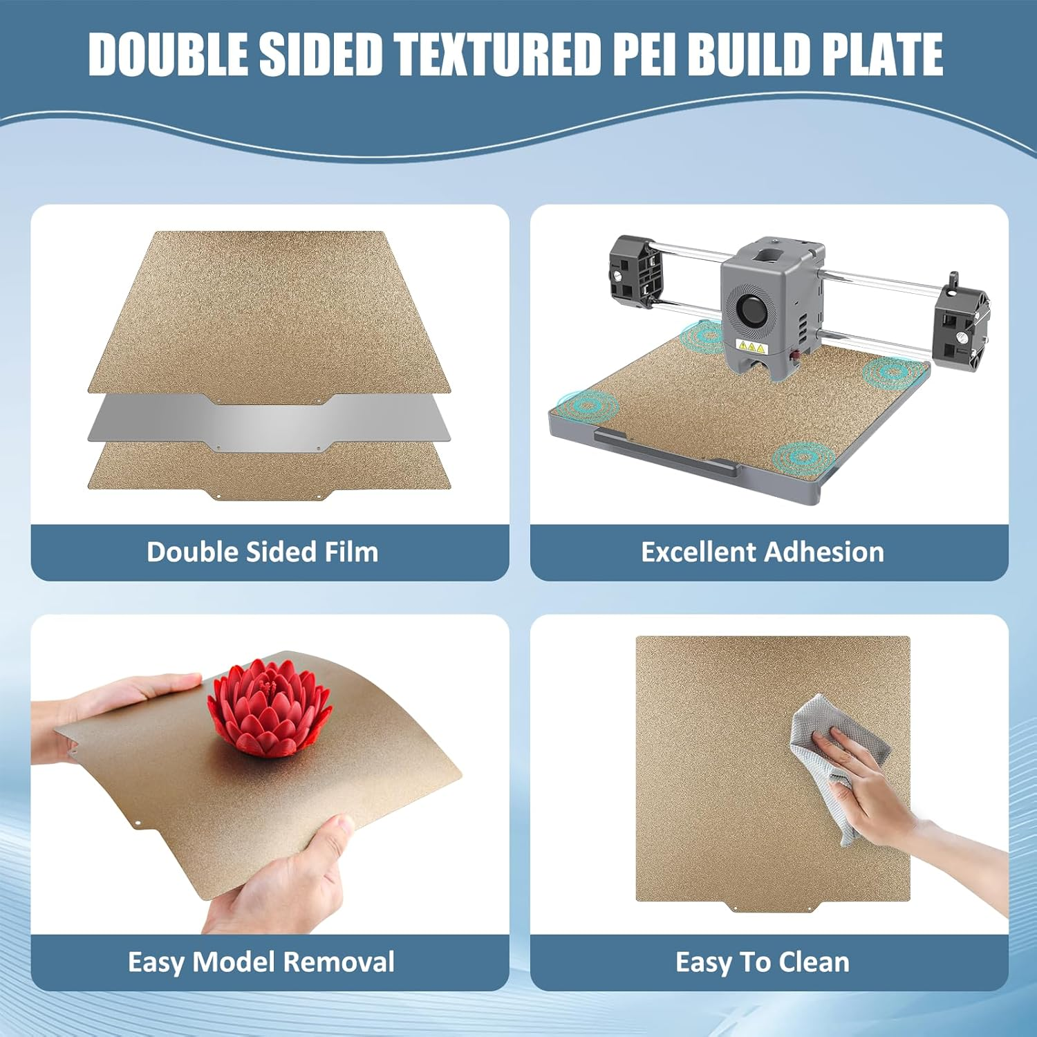 for QIDI X-Max 3 Smooth / Double-Sided PEI Plate