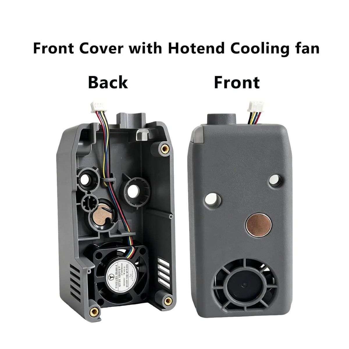 Printhead/Extruder Front Cover Cooling Fan Assembly for Flashforge Creator 5/5 Pro