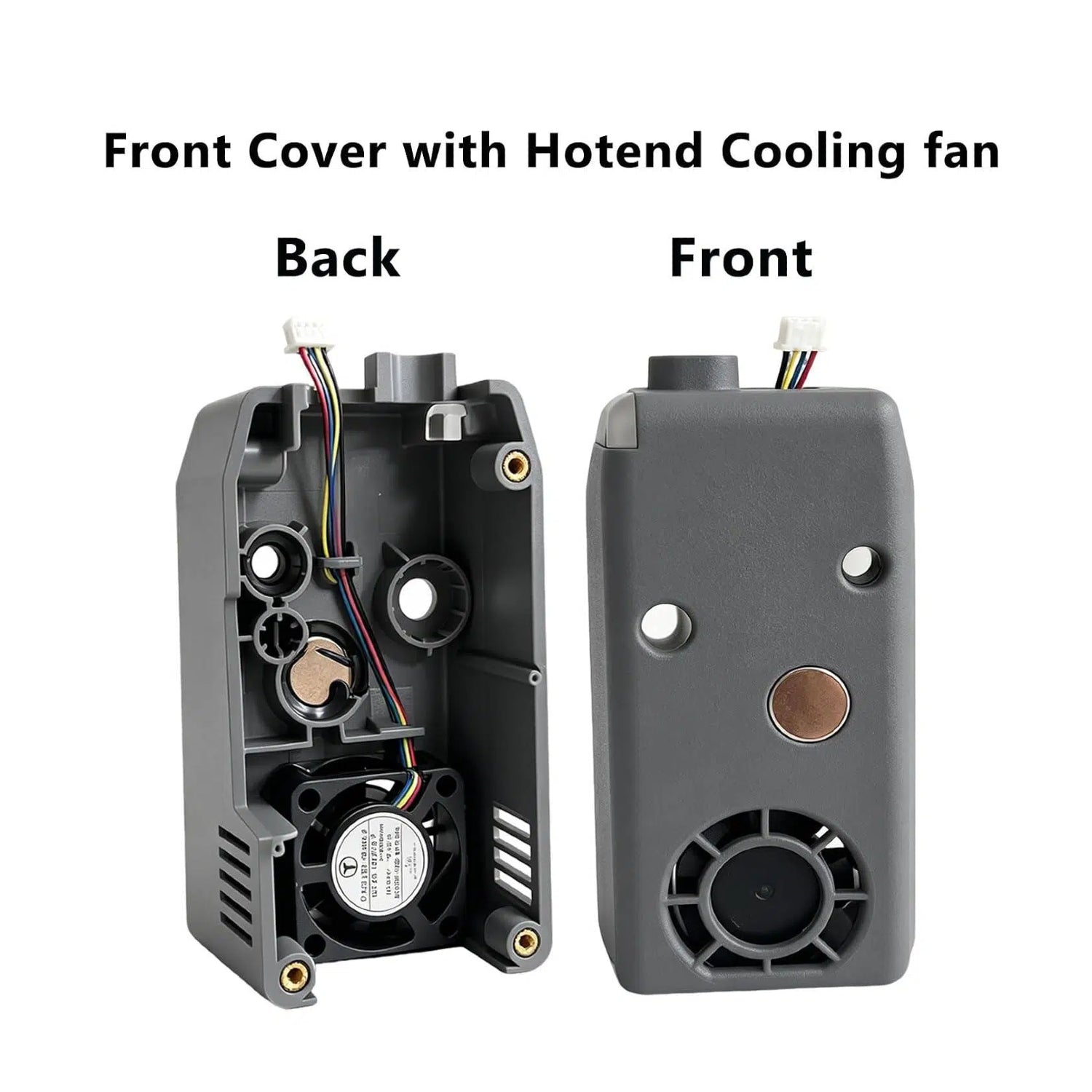 Printhead/Extruder Front Cover Cooling Fan Assembly for Flashforge Creator 5/5 Pro