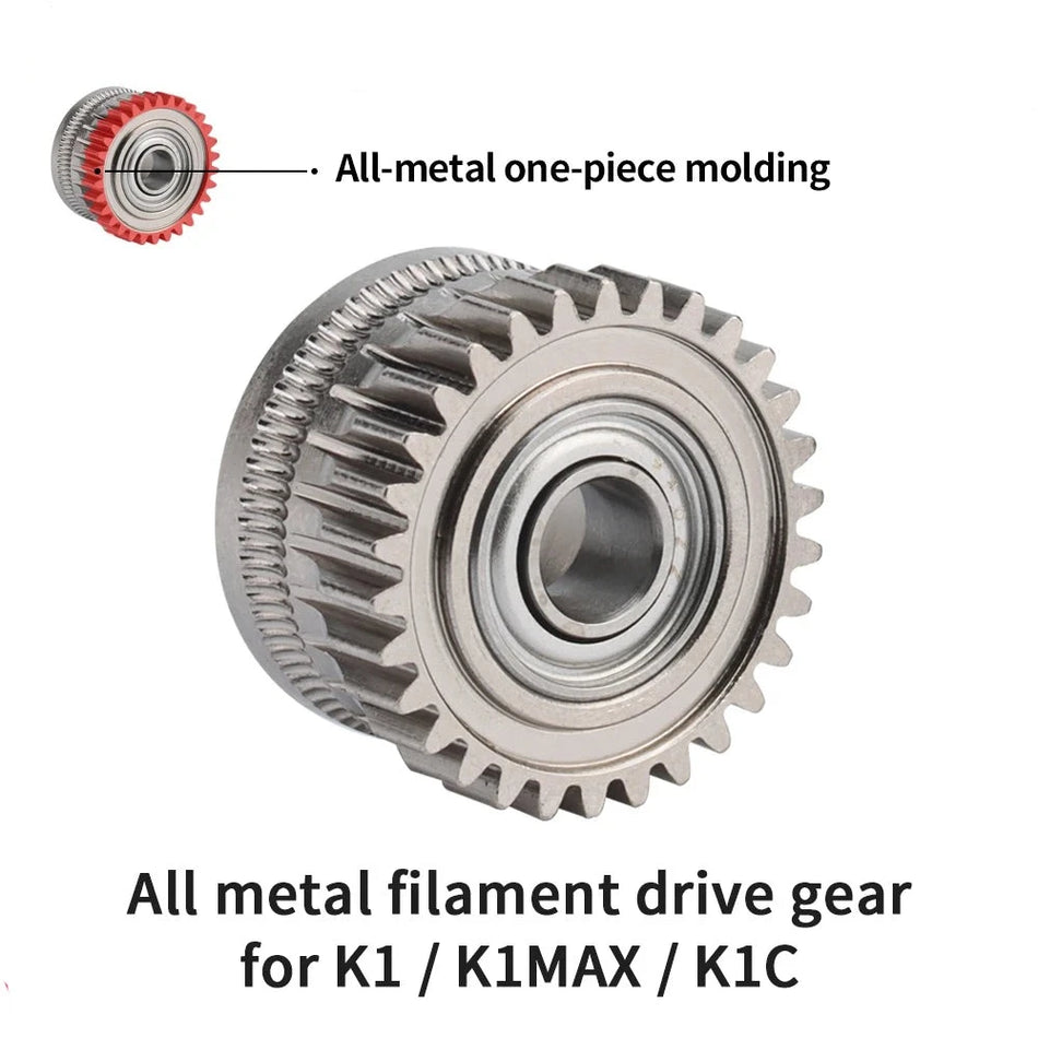 Creality K1 Series All Metal Filament Drive Gear
