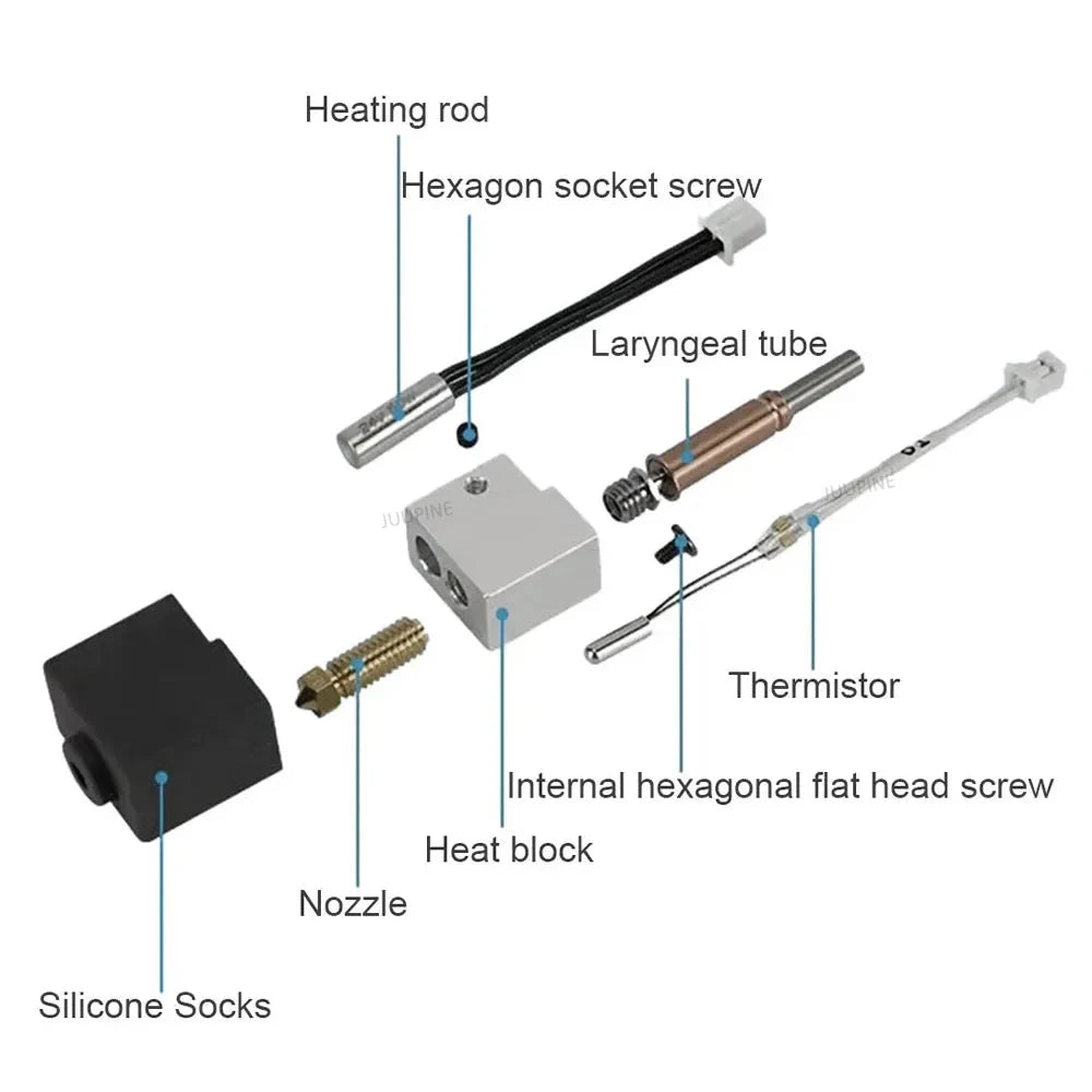 Kobra 3 Thermistor & Heating Tube