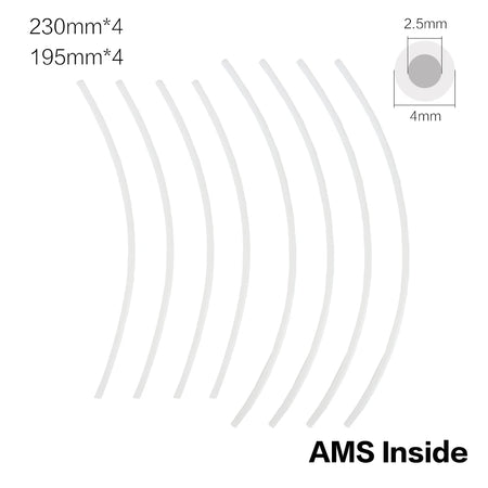 PTFE Tube For Bambu Lab P1P/AMS/A1 Mini