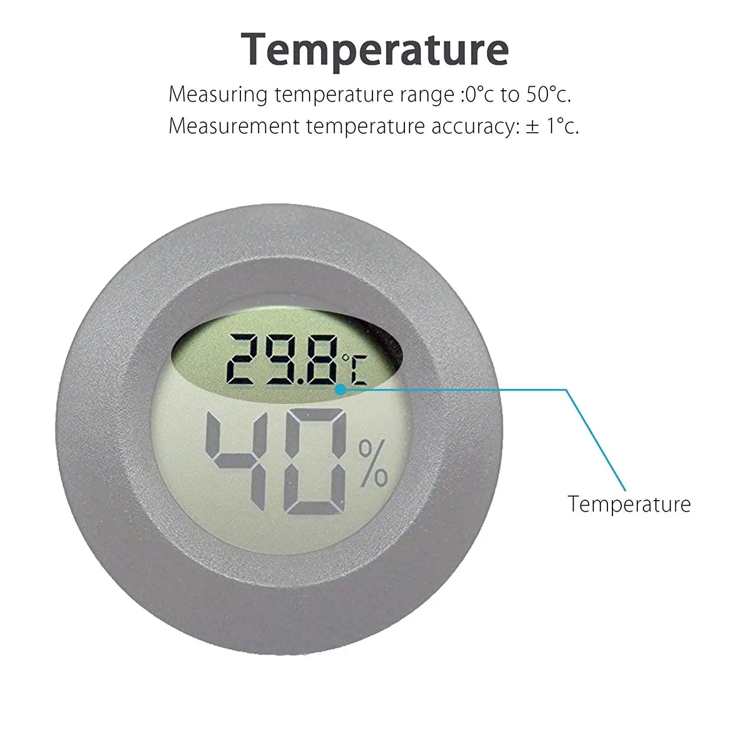 Humidity Meter LCD Monitor for Filament Dryer DIY