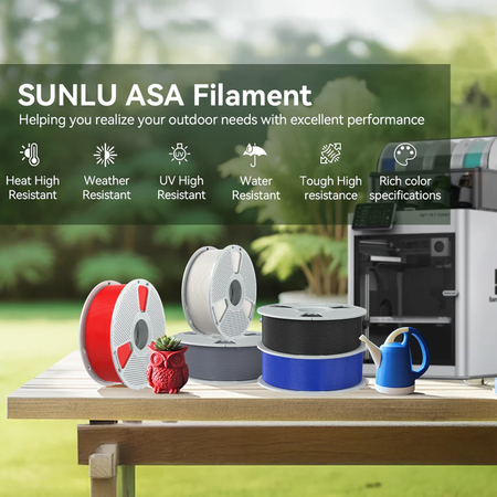 SUNLU ASA for 1.75mm 1kg Filament