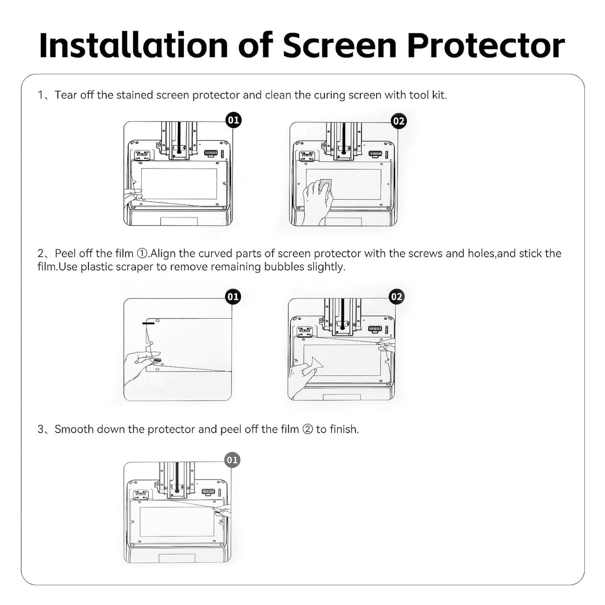 Anycubi Photon Mono M7 max Screen Protector