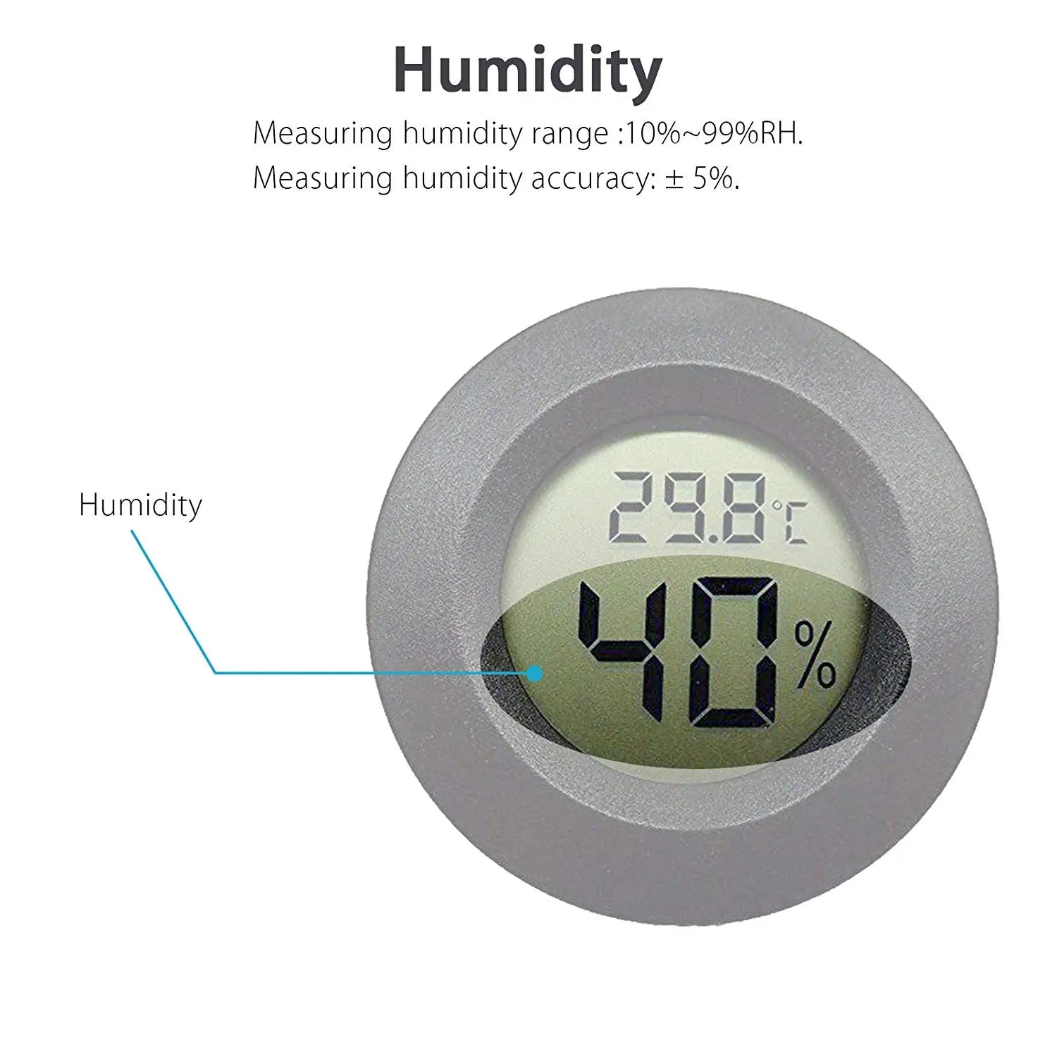 Humidity Meter LCD Monitor for Filament Dryer DIY