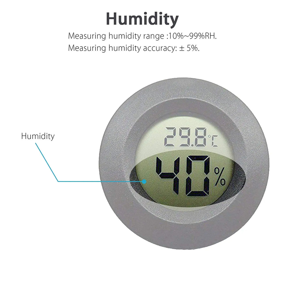 Humidity Meter LCD Monitor for Filament Dryer DIY