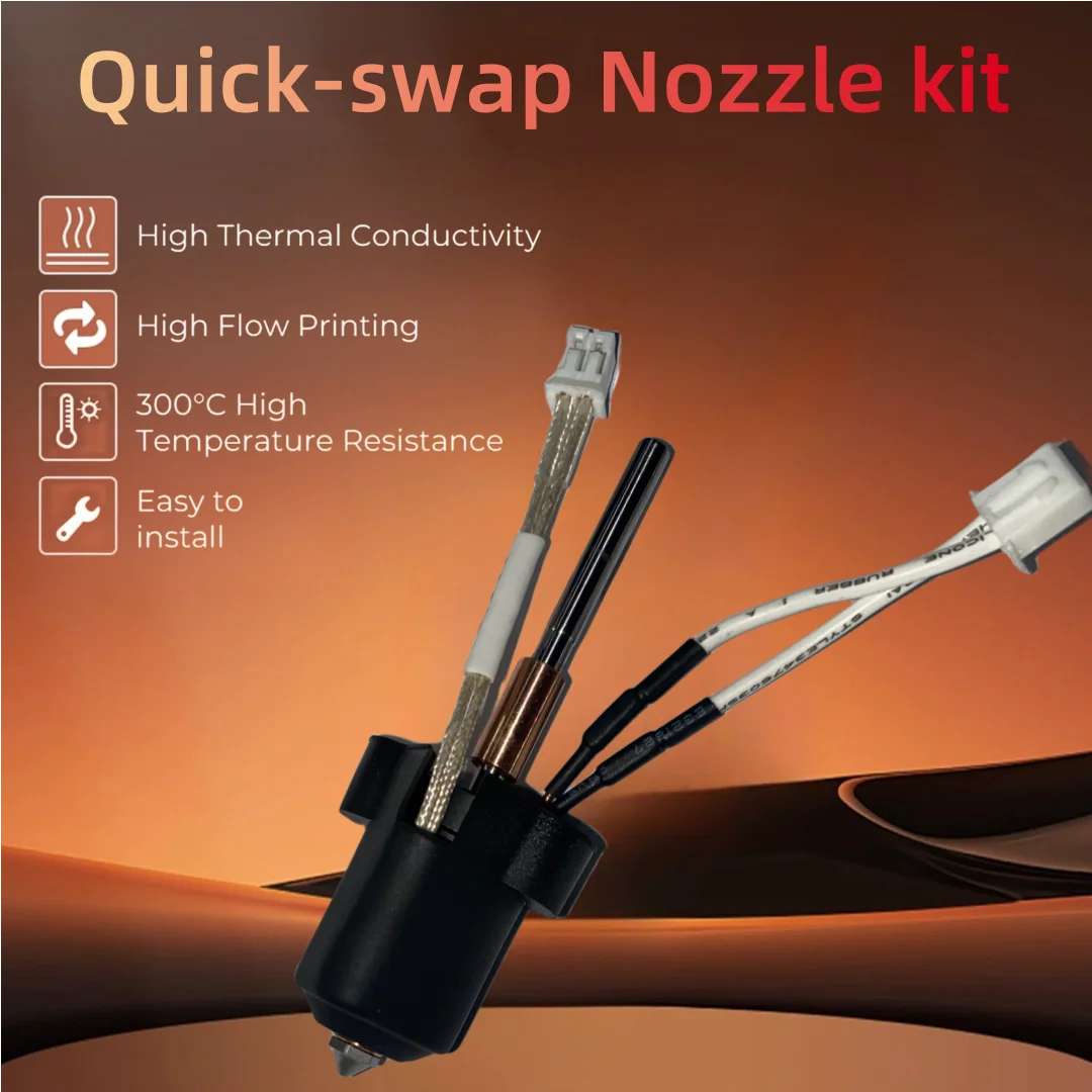 Creality K1C / K1 MAX Quick-Swap Nozzle with Heating Block