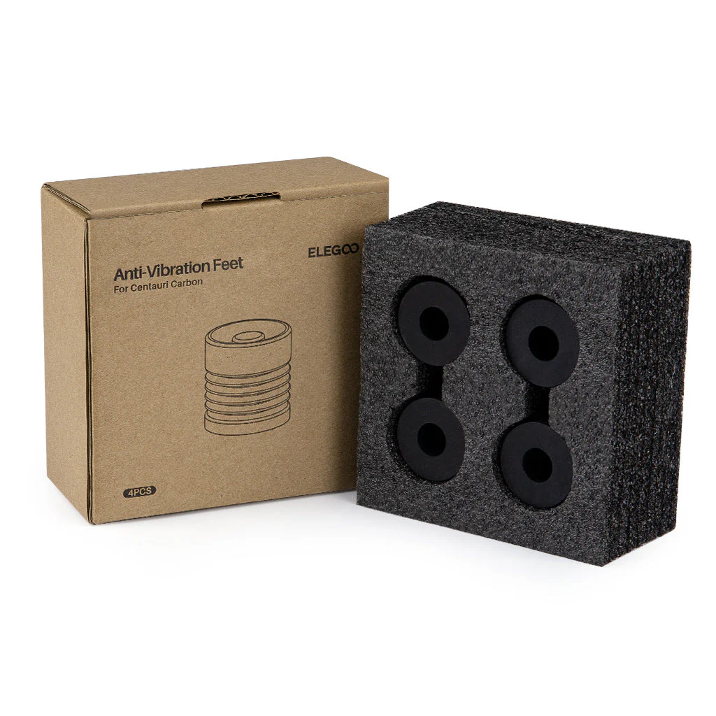 Anti-Vibration Feet / Nozzle Brushes for Centauri Carbon for Elegoo