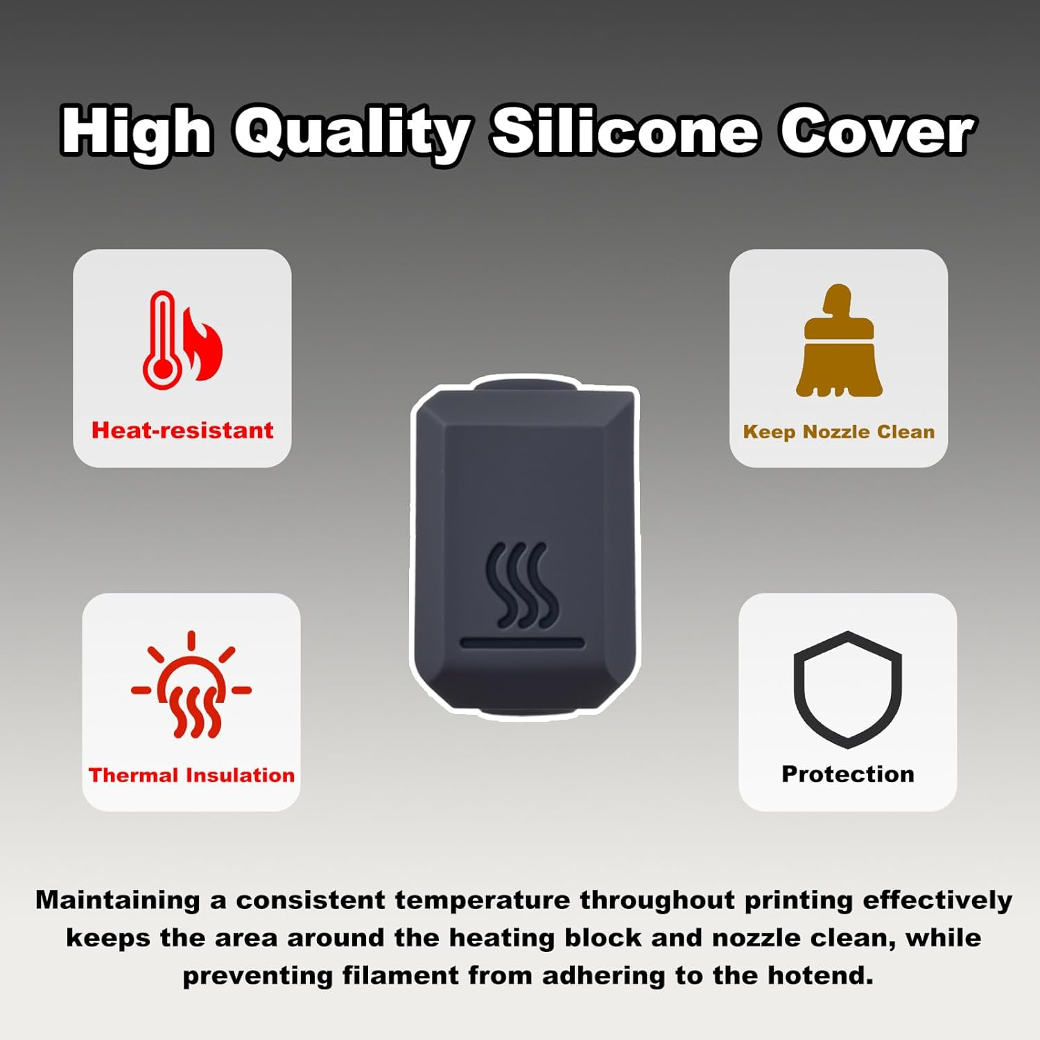 High Temperature Silicone Sock Compatible with Snapmaker U1