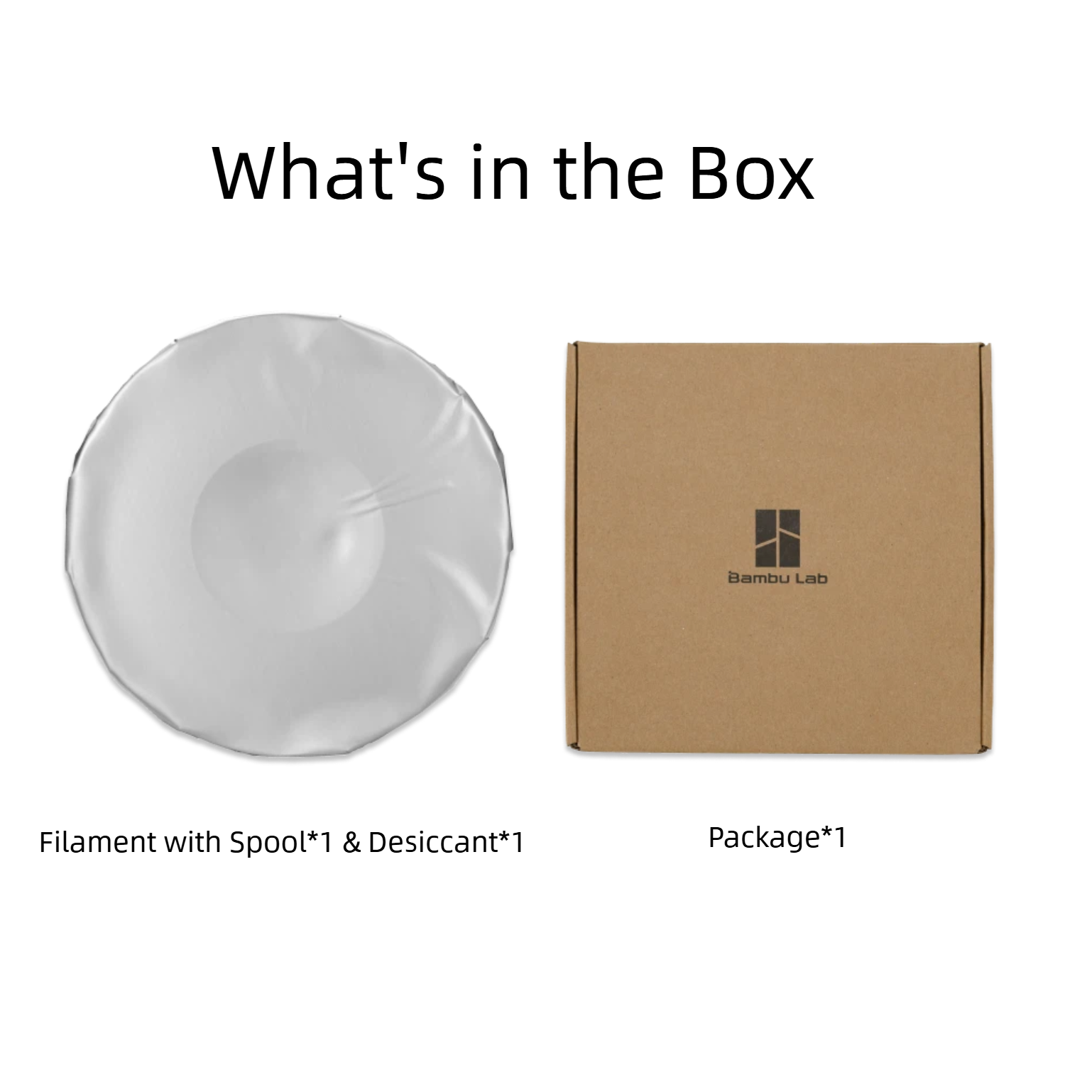 0.5KG With filament Spool box