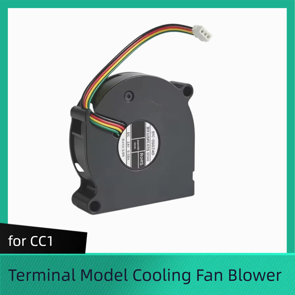 24V 5020 L100mm ZH1.5 Terminal Model Cooling Fan Blower for ELEGOO Centauri Carbon CC1