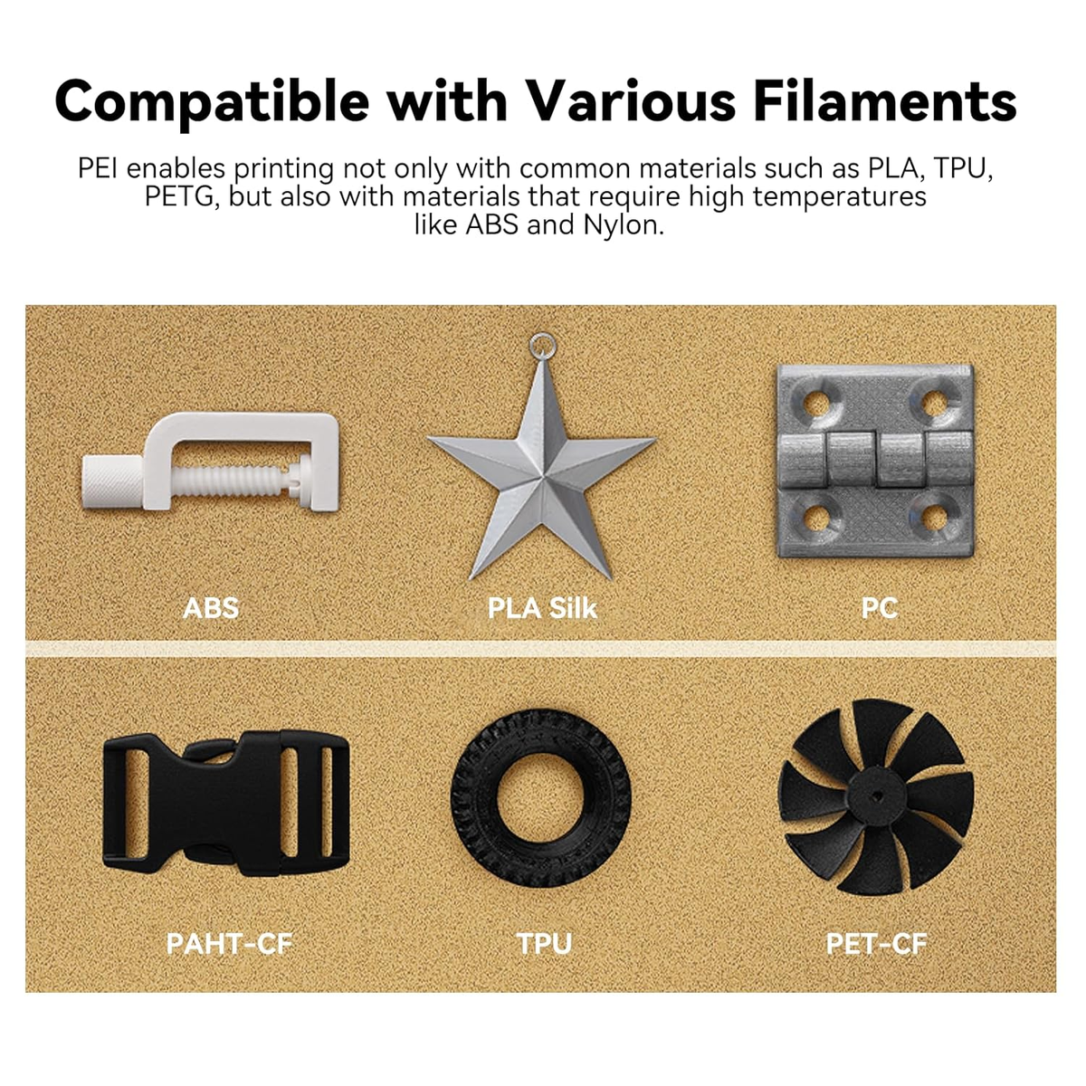 Textured PEI Plate for Bambu lab