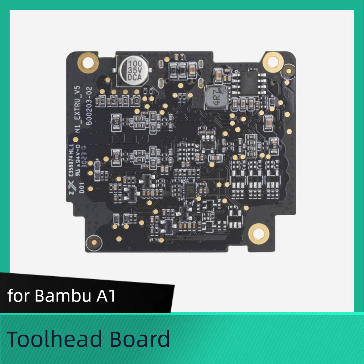 Bambu Lab A1 Toolhead Board FAE020 elektronik kart görünümü