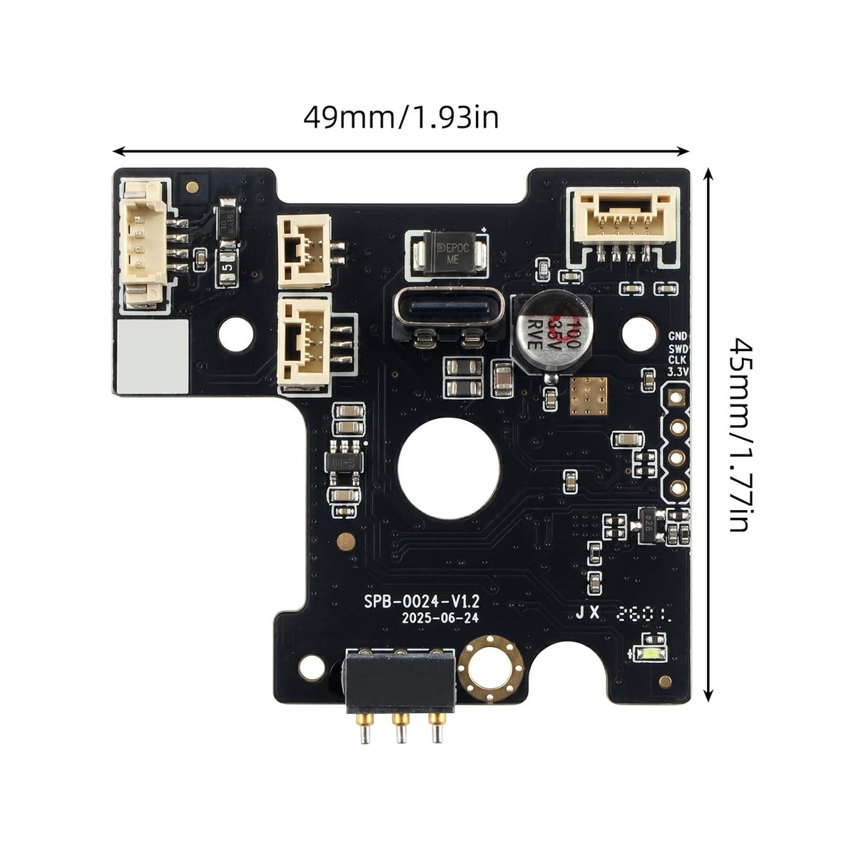 Hotend PCB Adapter Circuit Board for Snapmaker-U1