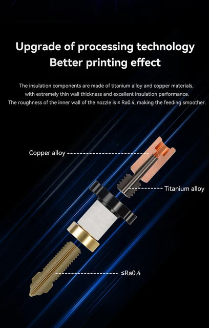 Upgraded 300°C Hotend for Creality K1/K1 MAX