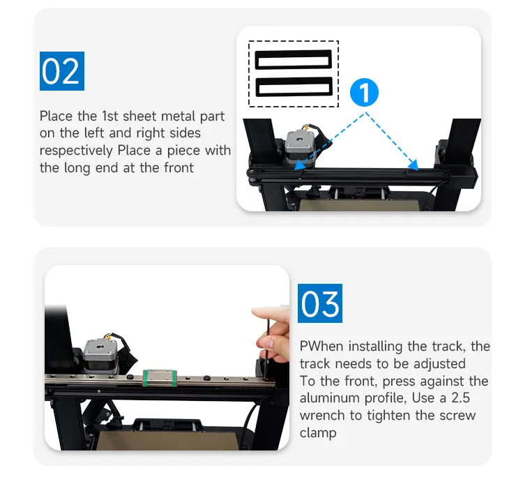 Ender-3 V3 SE X Axis Linear Guide Rail