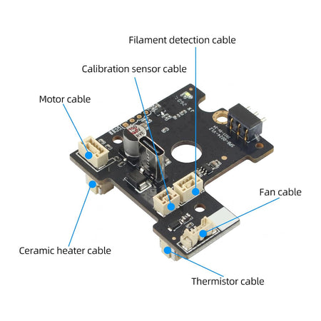 Hotend PCB Adapter Circuit Board for Snapmaker-U1