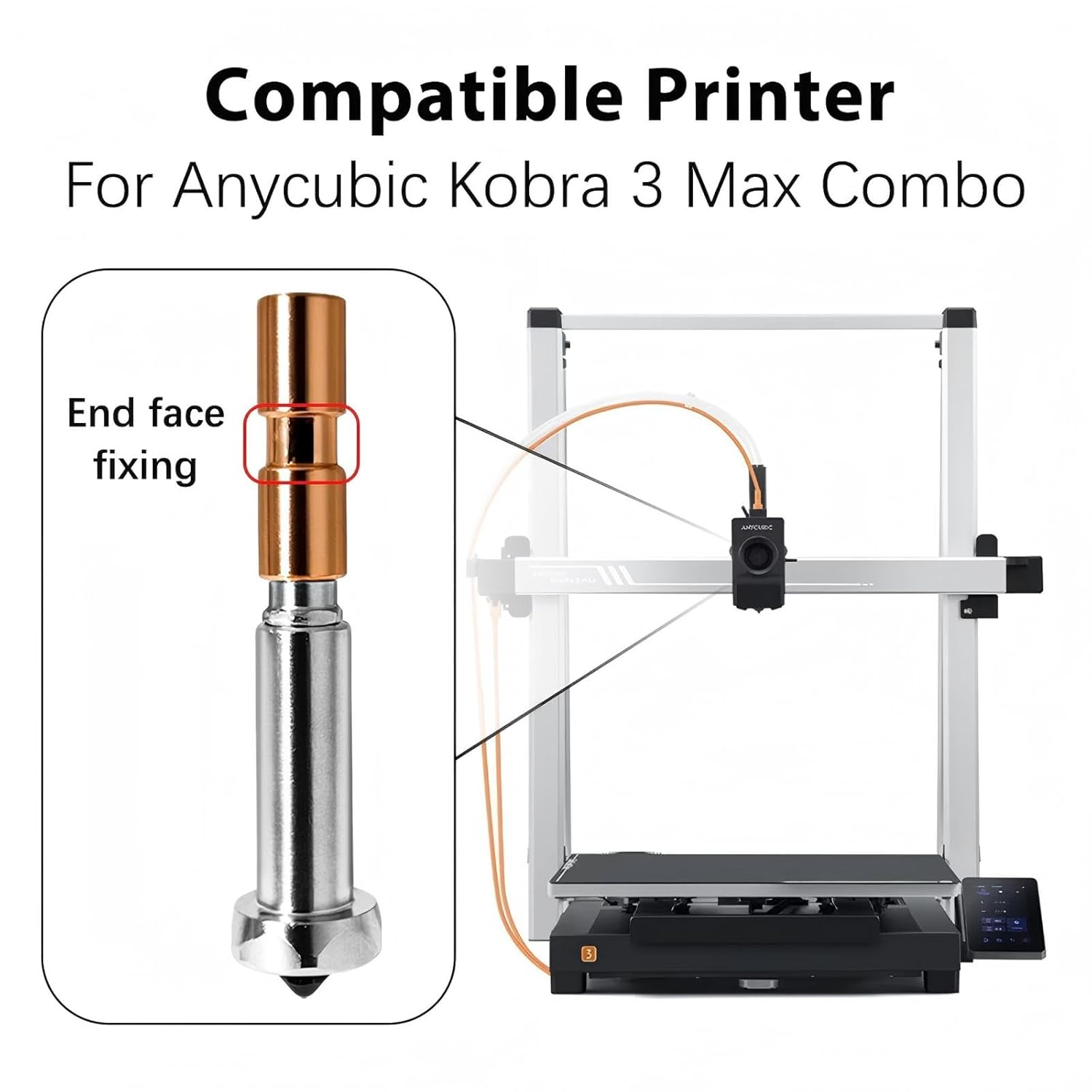 For Anycubic Kobra 3 Max Nozzle Hotend Kobra 3 Max Combo Quick Swap Nozzle