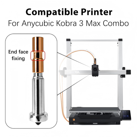 For Anycubic Kobra 3 Max Nozzle Hotend Kobra 3 Max Combo Quick Swap Nozzle