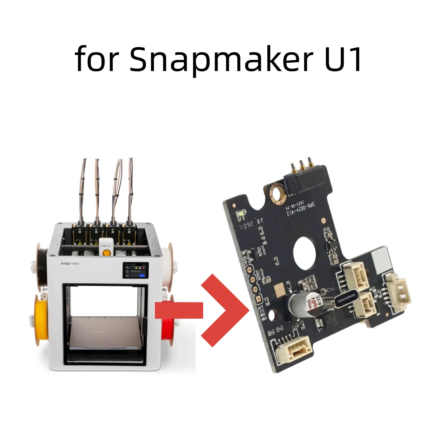 Hotend PCB Adapter Circuit Board for Snapmaker-U1