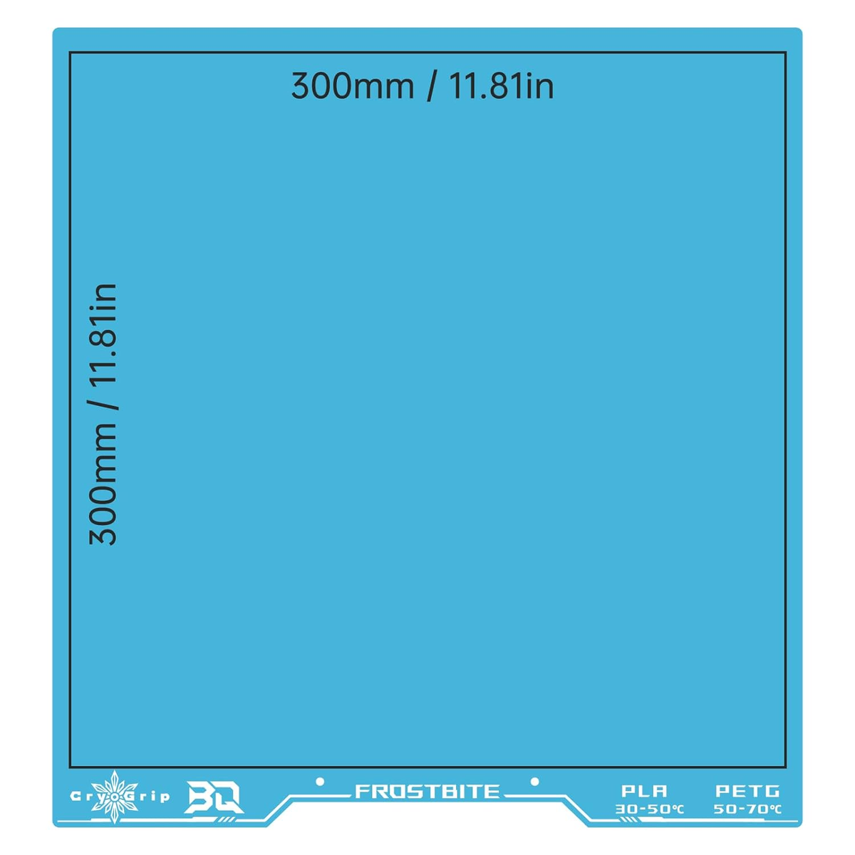 BIQU Panda Build Plate sided Textured for BambuLab