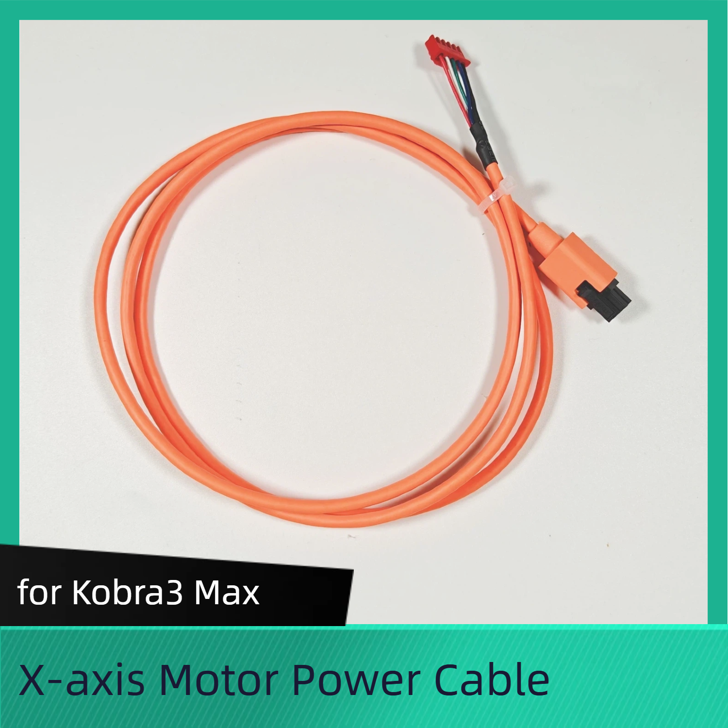 Orange X-axis Motor Power Cable for Kobra3 Max 