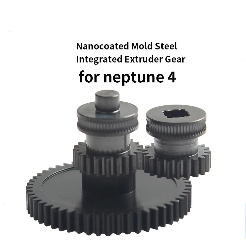 Nanocoated Extruder Gear for Neptune 4/Pro/Plus/Max