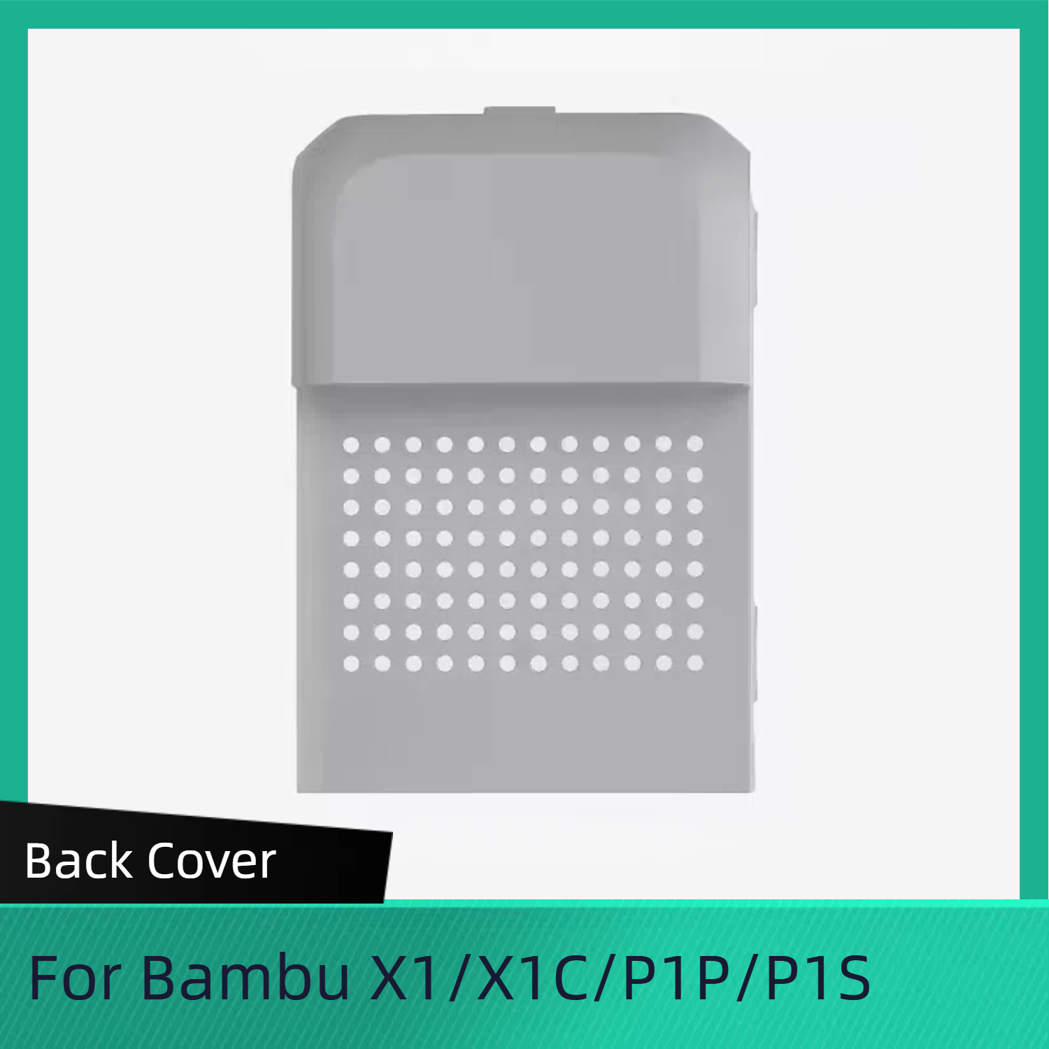 For BambuLab X1/X1C/P1P/P1S Print head Part Rear Cover