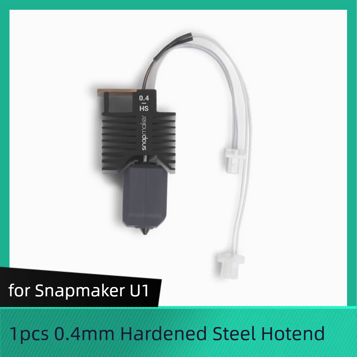 0.2/0.4/0.6/0.8mm Hardened Steel Hotend Bundle/Silicone Sock for Snapmaker U1 - p3d
