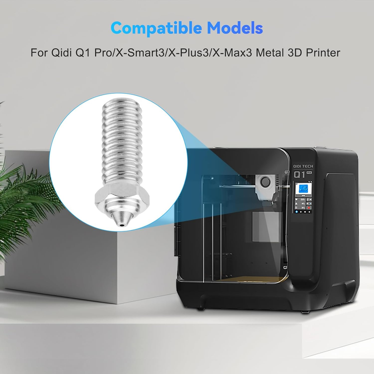 For QIDI Q1 Pro / X PLUS 3 / MAX 3 / SMART 3 Nozzle