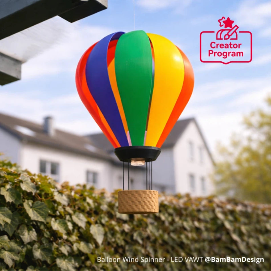 for Bambu Balloon Wind Spinner - LED VAWT