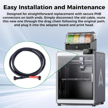 for Creality Official K2 Plus Printhead Connection Cable