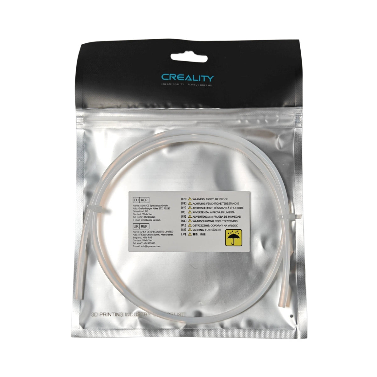 for Creality K2 Plus PTFE Tube and Pneumatic Connector PTFE Tubing Kit