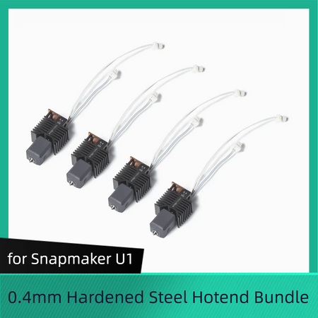 0.2/0.4/0.6/0.8mm Hardened Steel Hotend Bundle/Silicone Sock for Snapmaker U1 - p3d