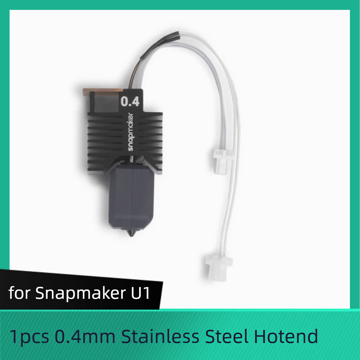 0.2/0.4/0.6/0.8mm Hardened Steel Hotend Bundle/Silicone Sock for Snapmaker U1 - p3d