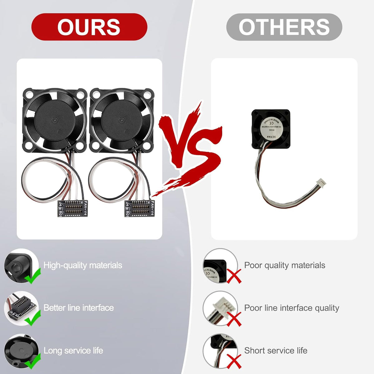  Hotend Cooling Fan P1P/P1S for Bambu lab