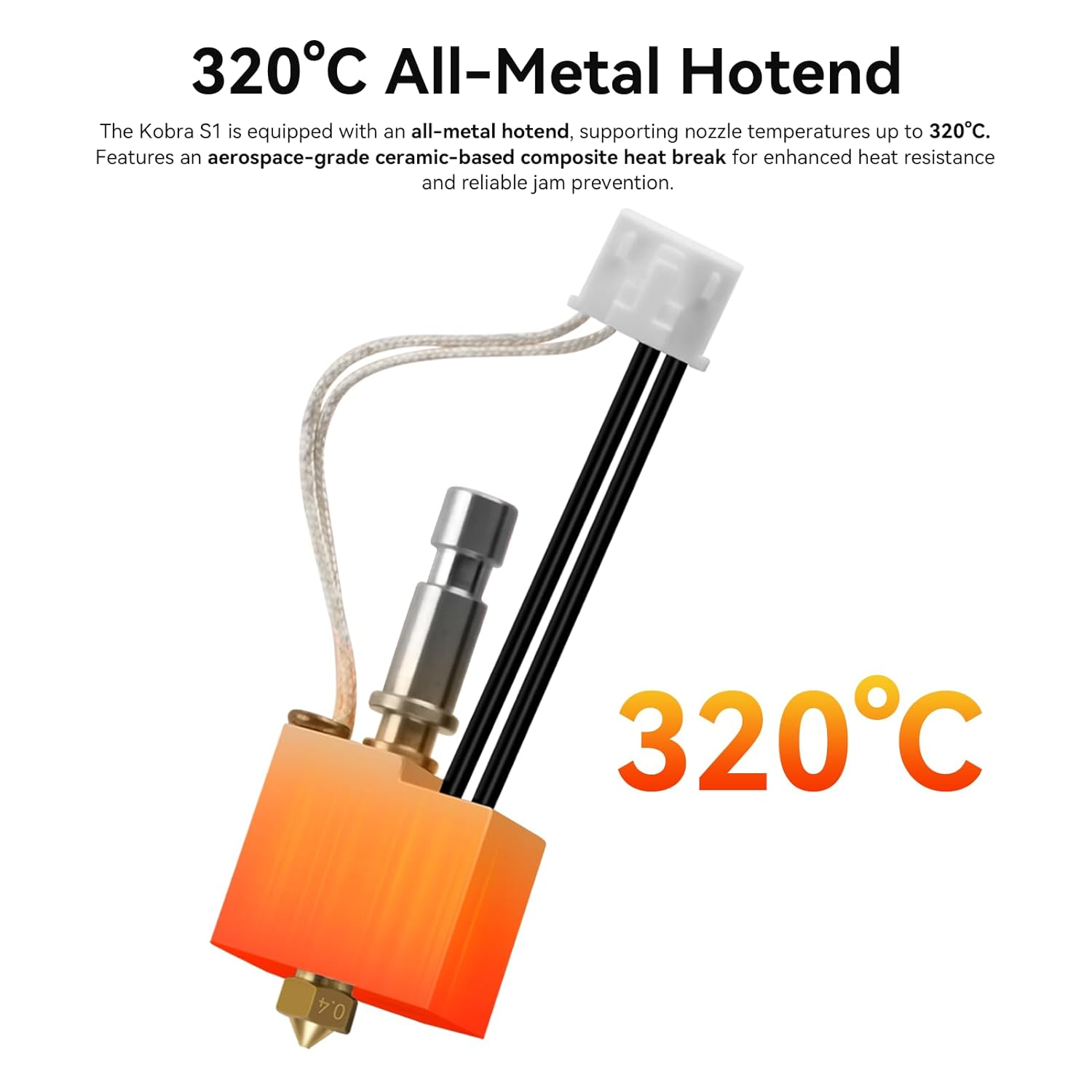 Hotend Kit for Kobra S1 for Anycubic 