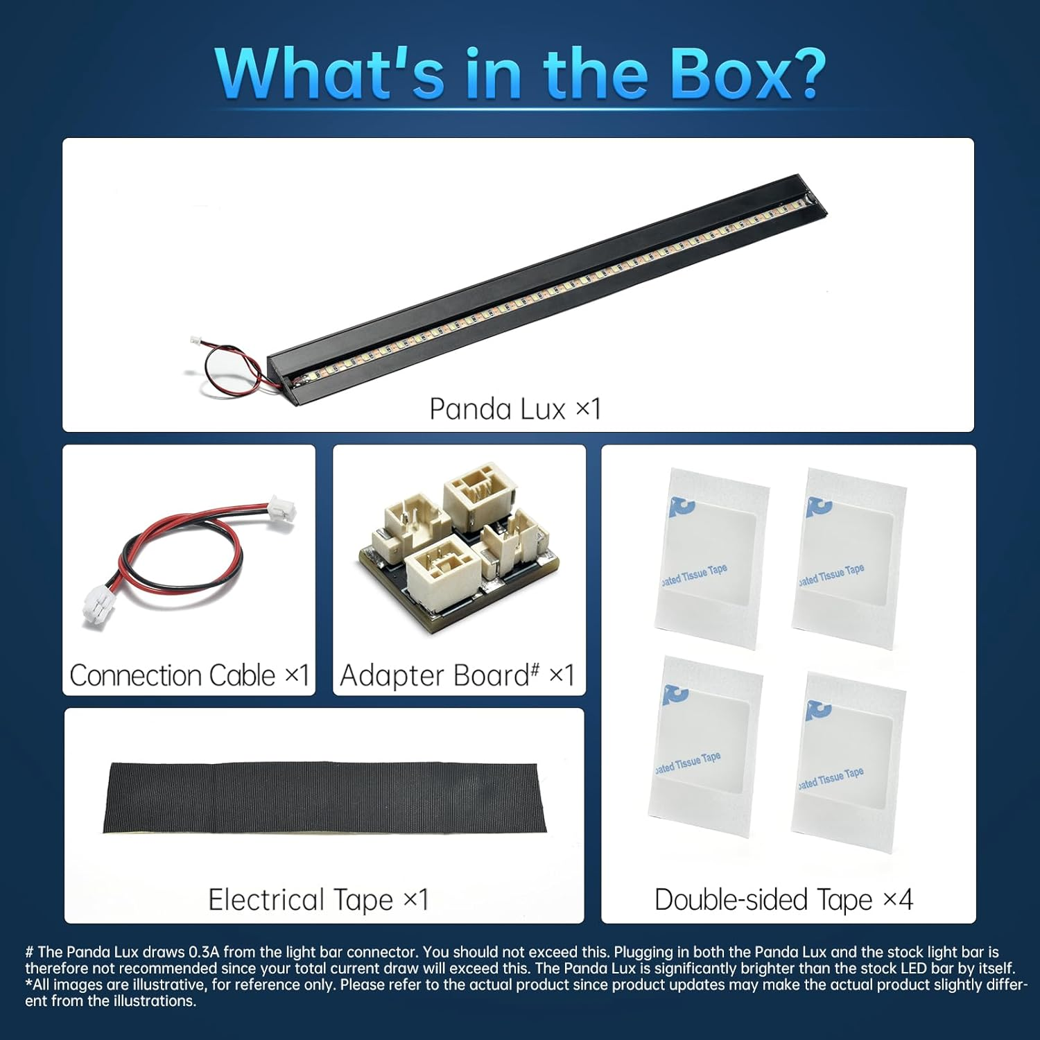 for Bambu-Lab P1S P1P X1C  X1E 3D Printers Led light Strip Upgrade Kit 