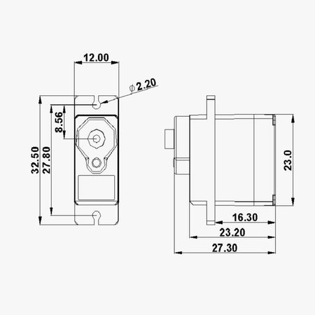 9g_Servo_Motor_with_Clutch_Protection_for_Bambu_3d_printer_parts