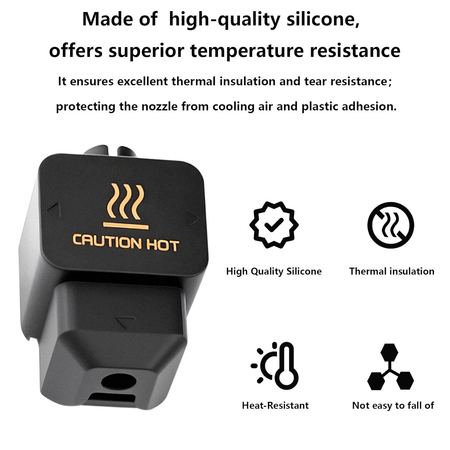 For Bambu Lab H2D Hotend Silicone Socks of Heating Block
