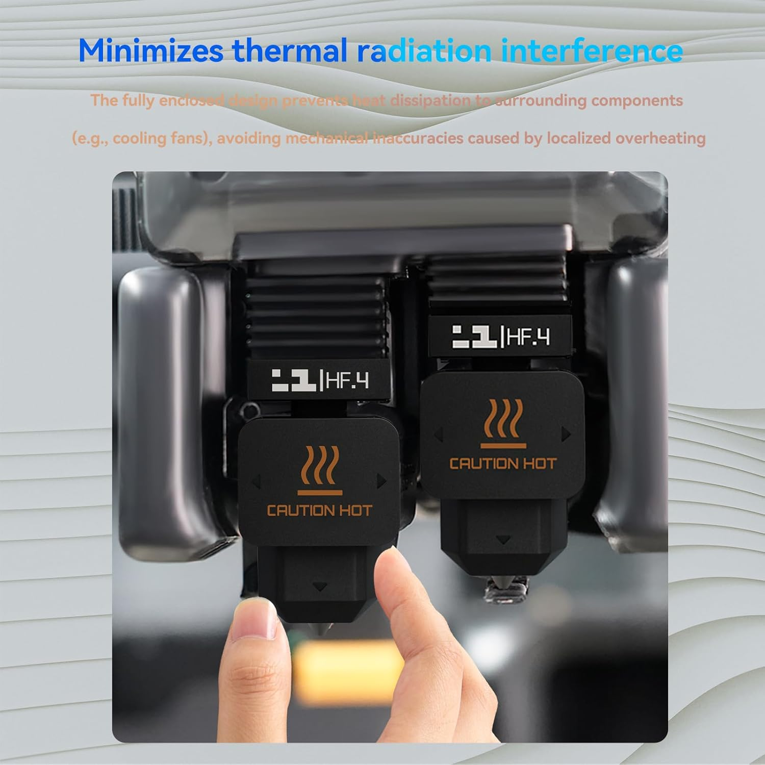 For Bambu Lab H2D Hotend Silicone Socks of Heating Block